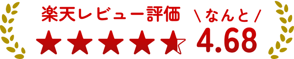 楽天レビュー1位